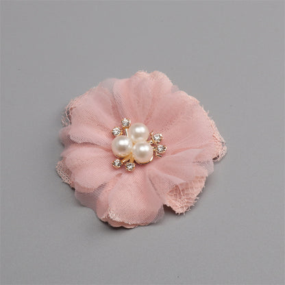 Fabric Handmade DIY Head Accessory Hair Clip Flower Accessory