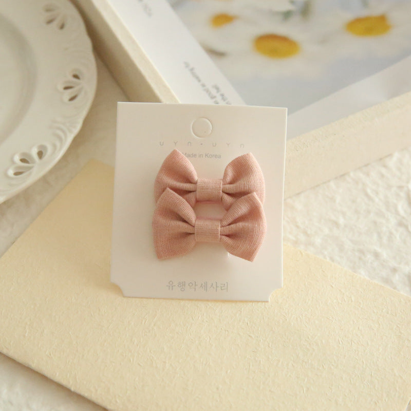 A172 Kids Head Accessory Hair Accessory INS Bow Hair Clip 1