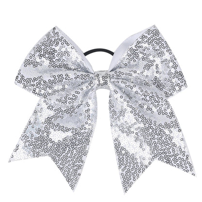 INS Kids Glitter Bow Elastic Band Girl Headband