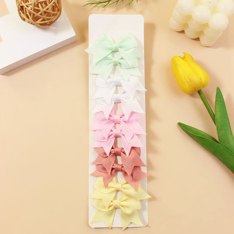 Baby Head Accessory Hairpin Hair Clip Hair Accessory Kids Bow BB Clip Hair Clip