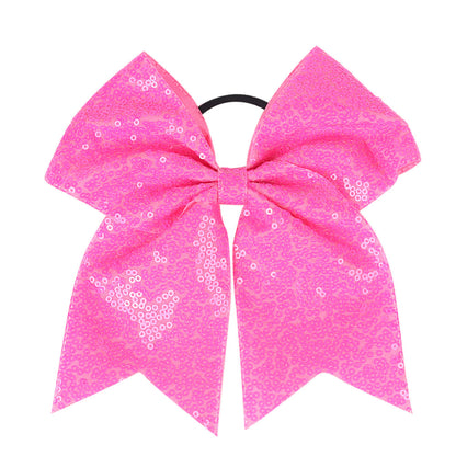 INS Kids Glitter Bow Elastic Band Girl Headband