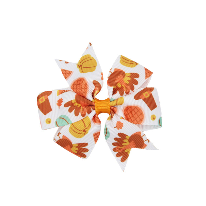 Kids Bow Hair Clip Cute Head Accessory