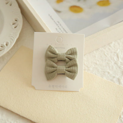 A172 Kids Head Accessory Hair Accessory INS Bow Hair Clip 1