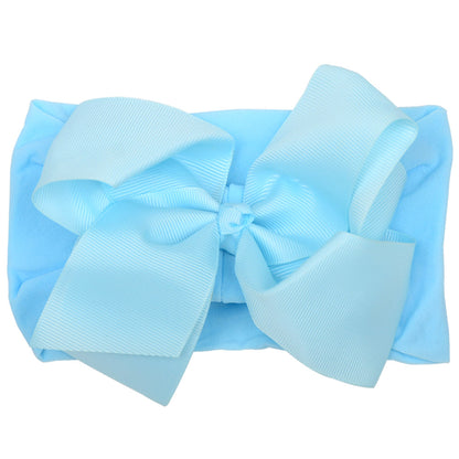 6inch Baby Elastic Hair Band Hair Accessory Minimalist Kids Bow Nylon Headband
