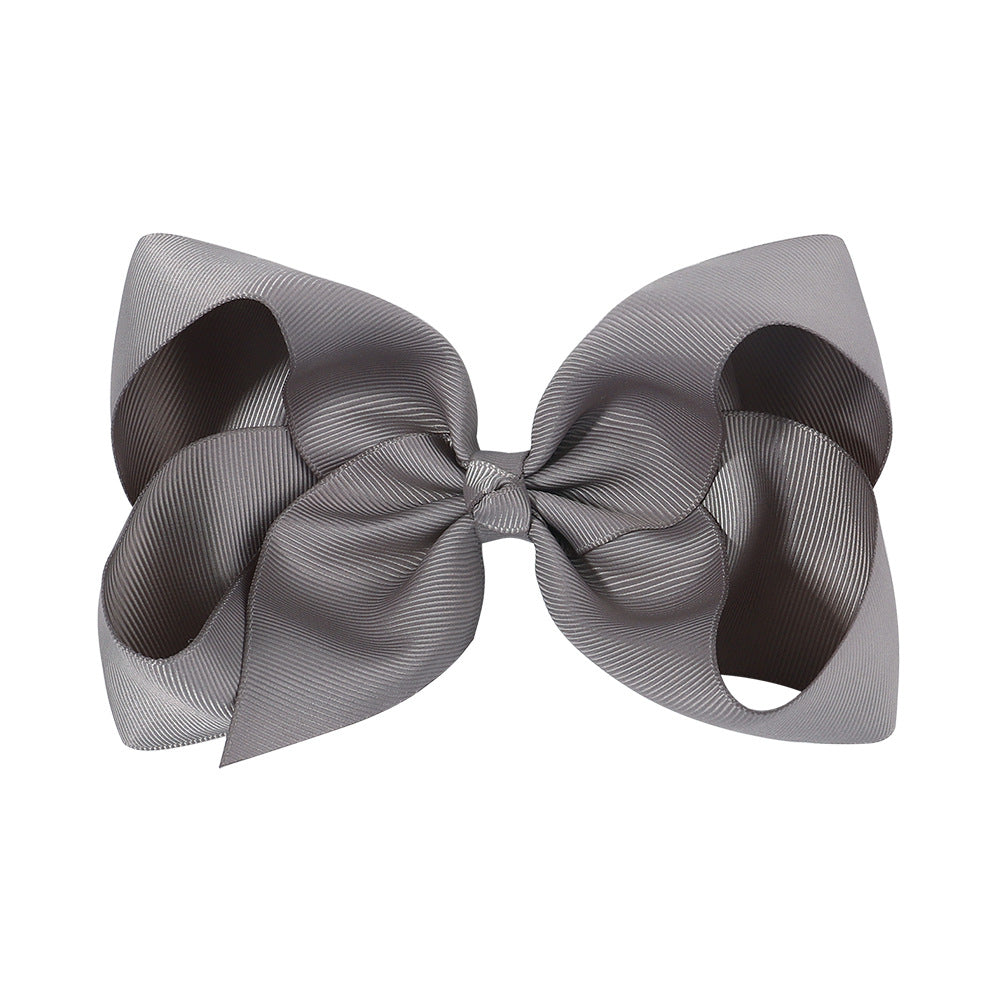 6 Kids Bow Hair Clip Head Accessory 588