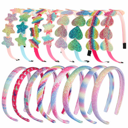 Fashion Colorful Heart Star Kids Hair Accessory